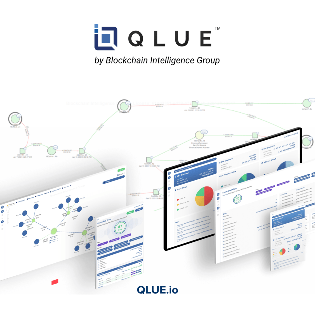 QLUE, CCI, Crypto investigation, blockchain analytics